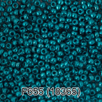 Бисер Чехия " GAMMA" круглый 6 10/ 0 2. 3 мм 5 г 1- й сорт F655 бирюзовый/ металлик ( 18365 ) 