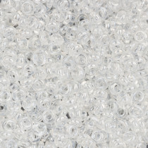 Бисер Япония " TOHO" 08/ 0 DEMI 5 г №0101 прозрачный/ глянцевый