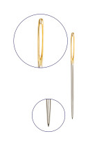 Иглы для шитья ручные " Gamma" N- 380 синельные №13- 16 в блистере 3 шт. 